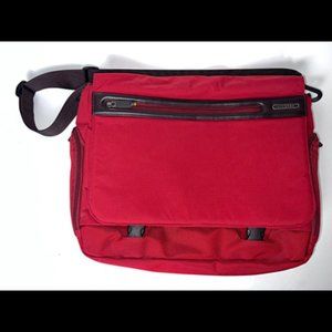 Acegene Unisex Red Travel Shoulder Messenger Crossbody Sling Bag
